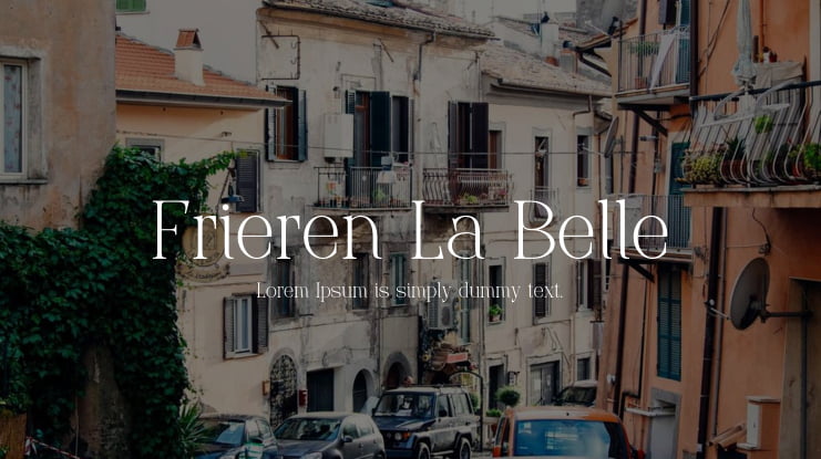 Frieren La Belle Font