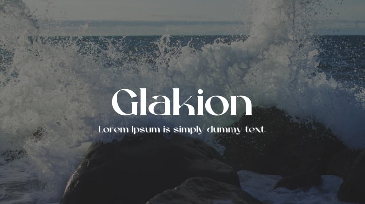 Glakion Font