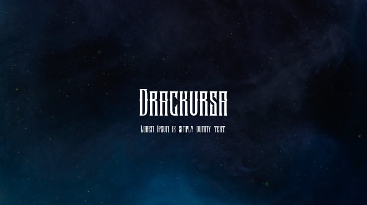 Drackursa Font