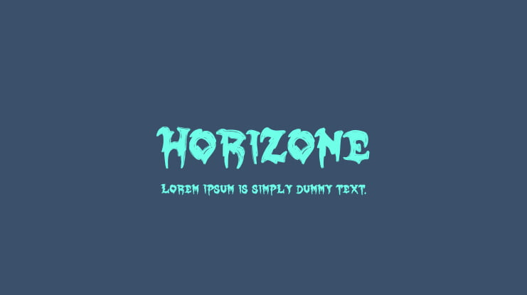 Horizone Font