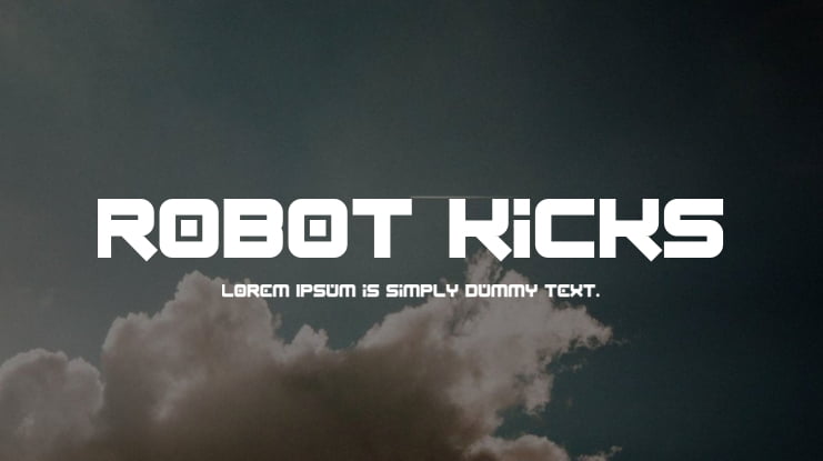 Robot Kicks Font Family