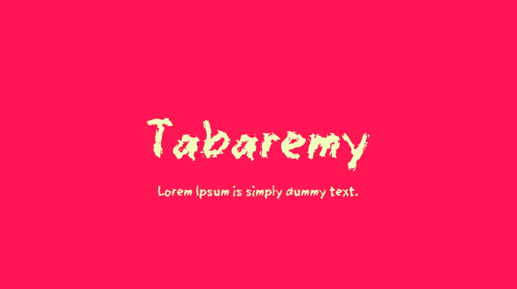 Tabaremy Font