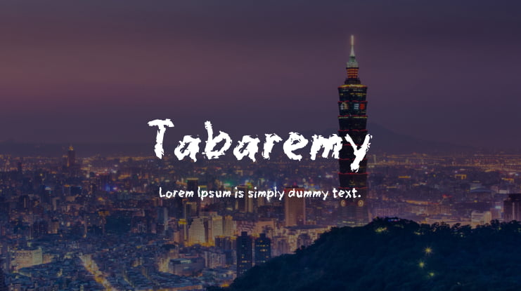 Tabaremy Font