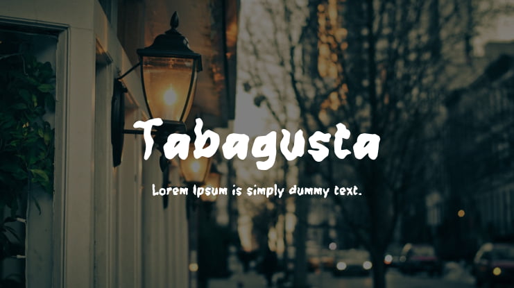 Tabagusta Font