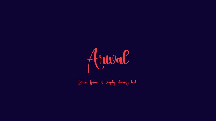 Arival Font