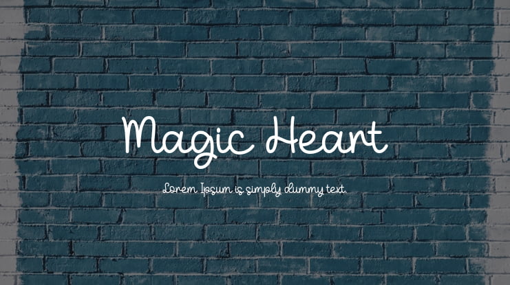 Magic Heart Font