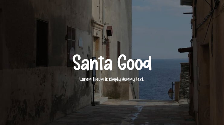 Santa Good Font