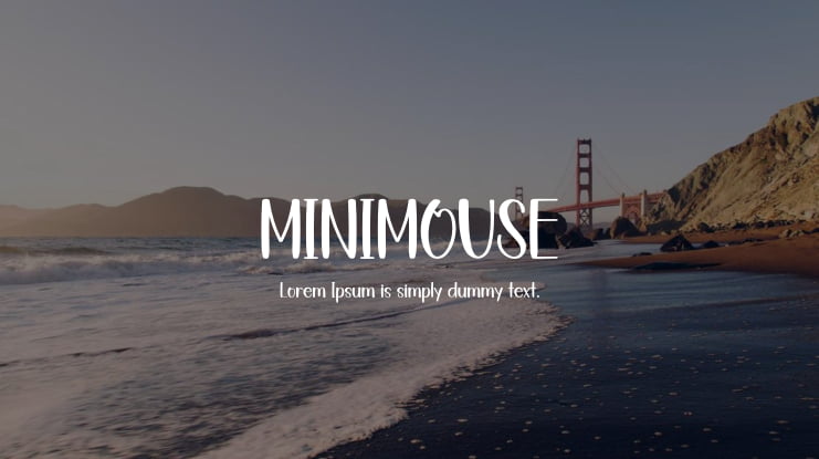 MINIMOUSE Font