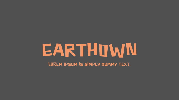 EARTHOWN Font