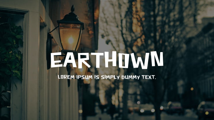 EARTHOWN Font