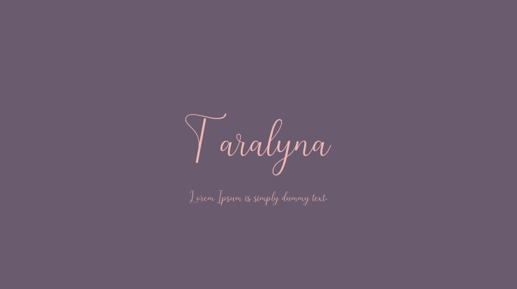 Taralyna Font