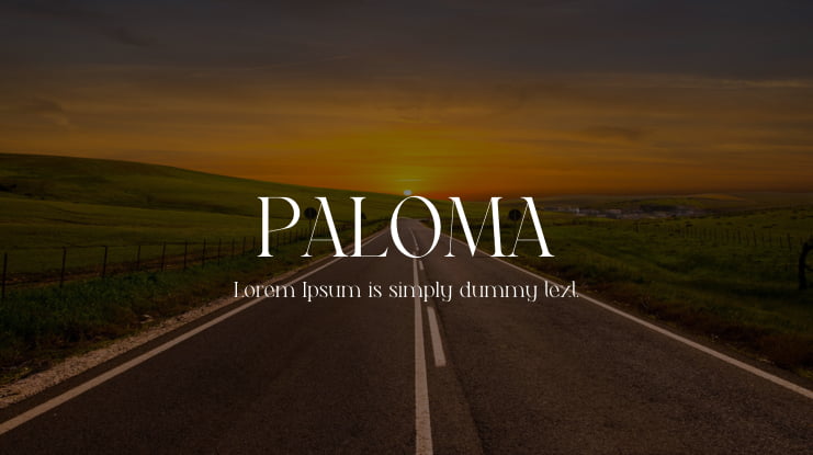 PALOMA Font