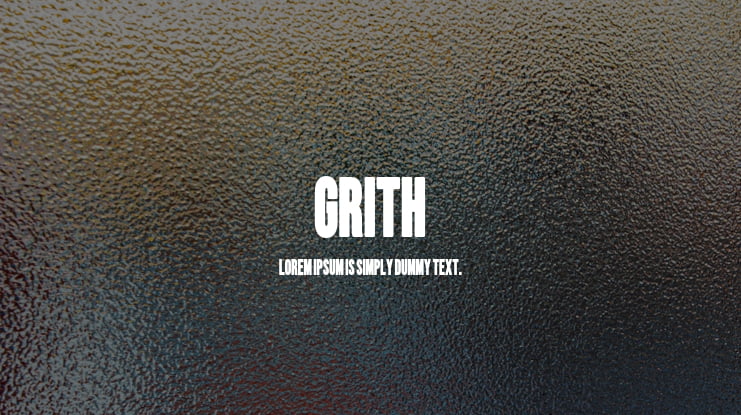 Grith Font