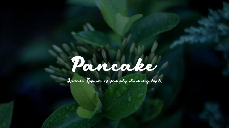 Pancake Font