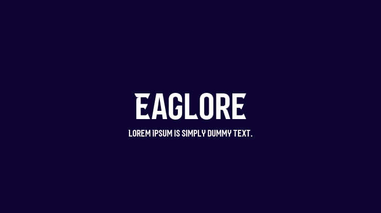 Eaglore Font