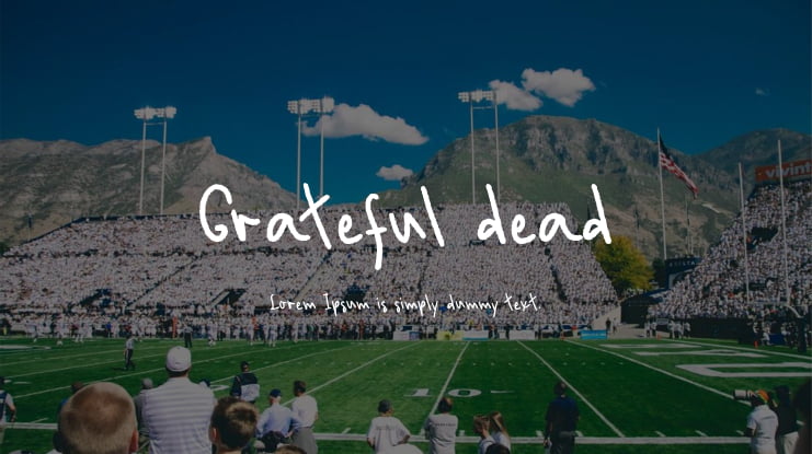 Grateful dead Font