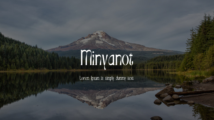 Minyanot Font