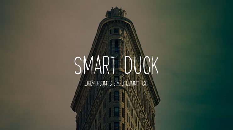 Smart Duck Font