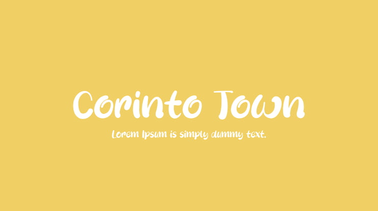 Corinto Town Font