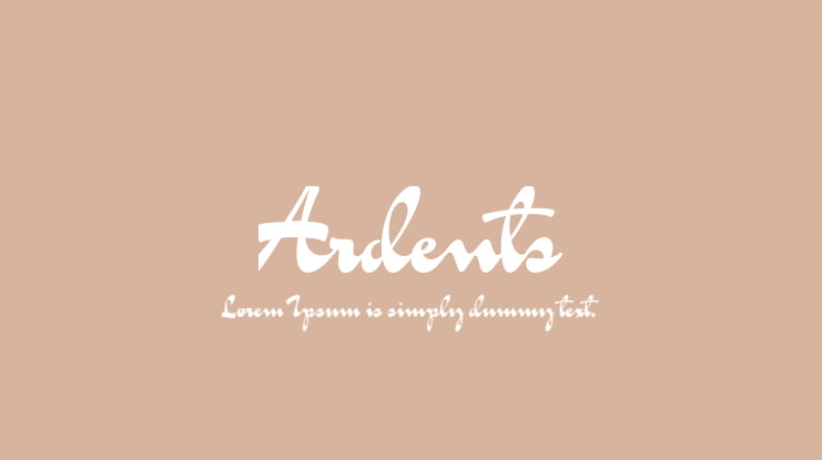 Ardents Font