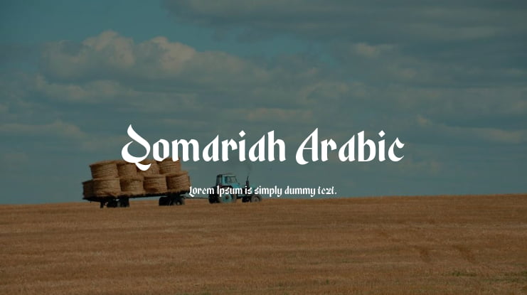 Qomariah Arabic Font