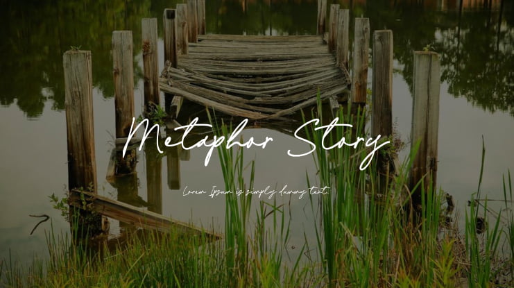 Metaphor Story Font