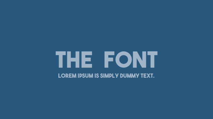 THE  FONT