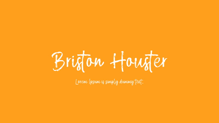 Briston Houster Font