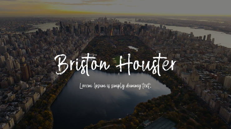 Briston Houster Font