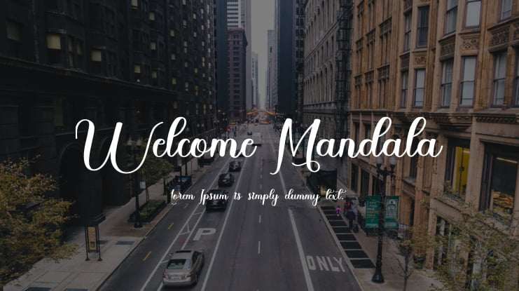 Welcome Mandala Font