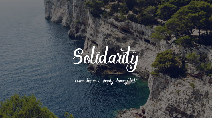 Solidarity Font