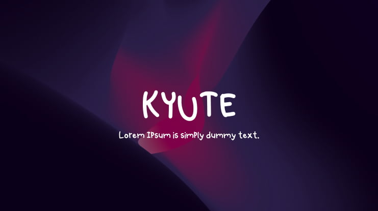 KYUTE Font