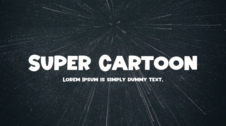 Super Cartoon Font