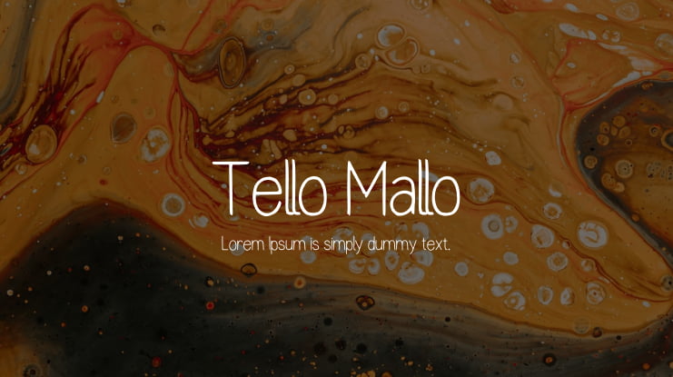 Tello Mallo Font Family