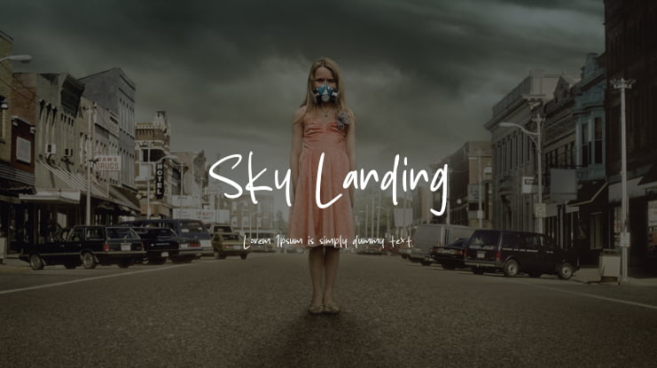 Sky Landing Font