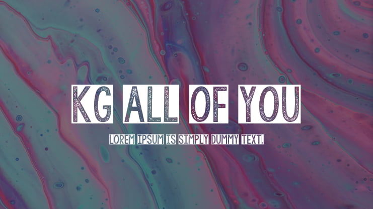 KG All of You Font