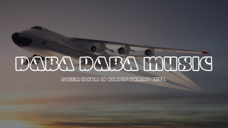 Daba Daba Music Font