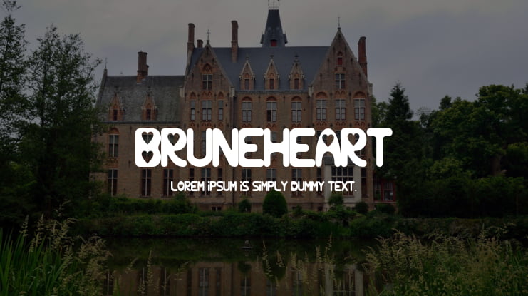 Bruneheart Font