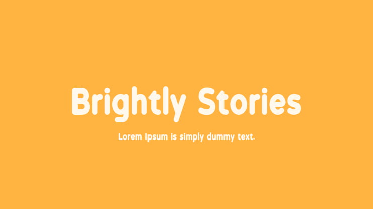 Brightly Stories Font