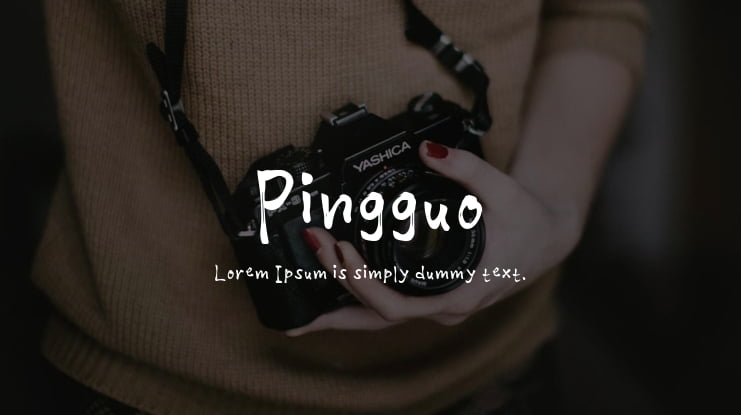 Pingguo Font