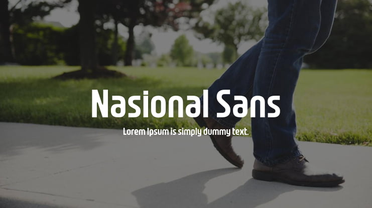 Nasional Sans Font Family