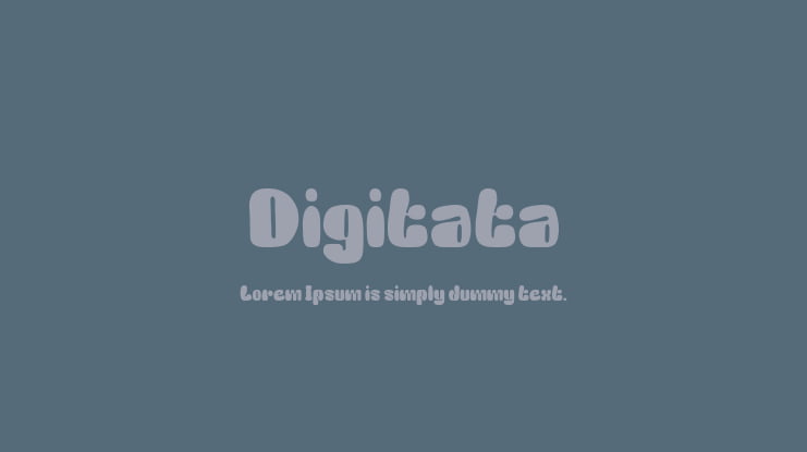 Digitata Font