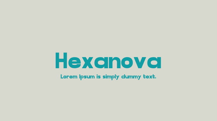 Hexanova Font