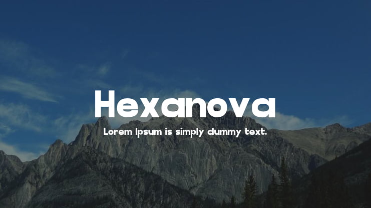 Hexanova Font