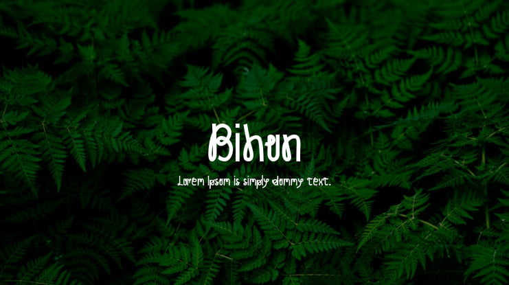 Bihun Font Family