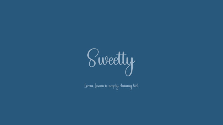 Sweetty Font