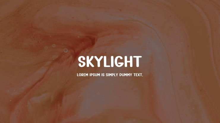 Skylight Font