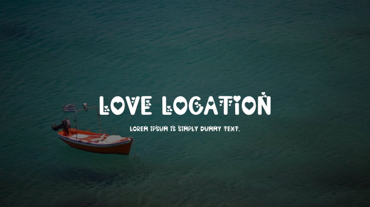 Love Location Font