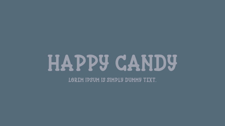 Happy Candy Font