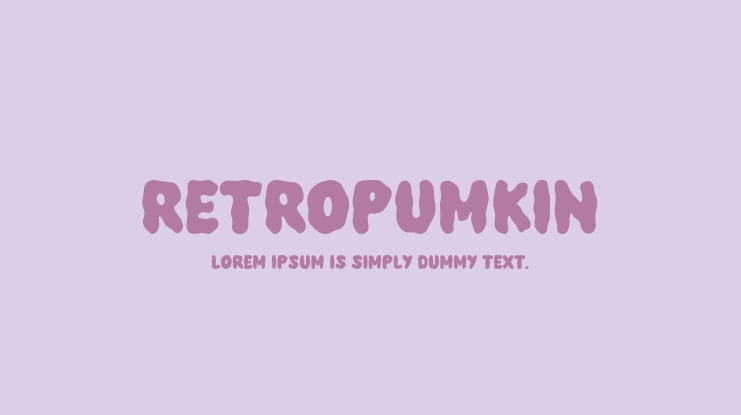 RetroPumkin Font